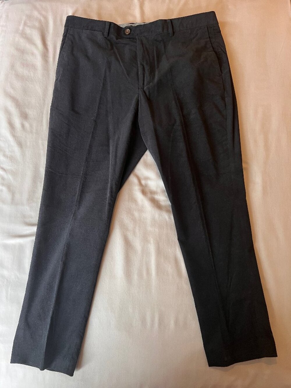 Bonobos Men’s Black Velvet Trousers 38x30 Dress Pants Luxury